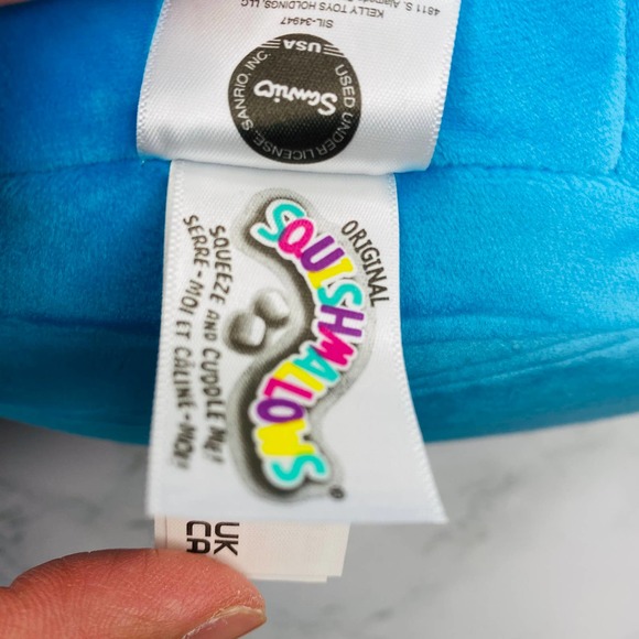 Squishmallows Hello Kitty Tuxedosam Sam 12" Penguin Plush Sanrio Blue Bowtie - Picture 9 of 9